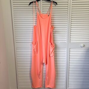 NWT FP Movement Hot Shot Onesie Large Pastel Peach
